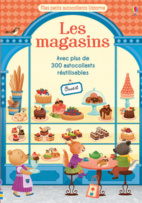 Image de Les magasins - Mes petits autocollants Usborne