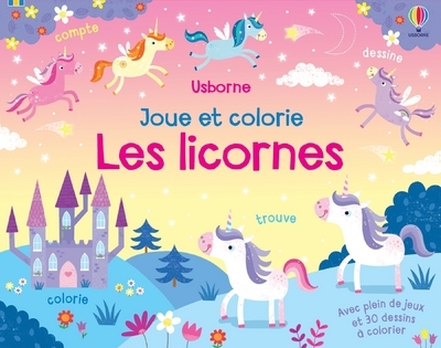 Picture of Les licornes - Joue et colorie