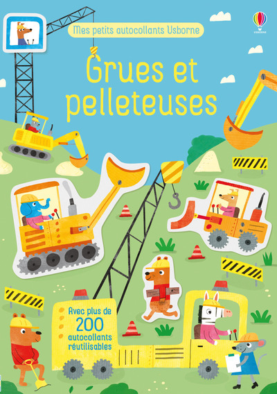 Image de Grues et pelleteuses - Mes petits autocollants Usborne - Dès 3 ans
