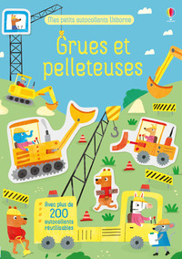 Image de Grues et pelleteuses - Mes petits autocollants Usborne - Dès 3 ans