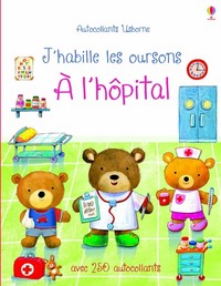 Image de J'habille les oursons - A l'hôpital - Autocollants Usborne