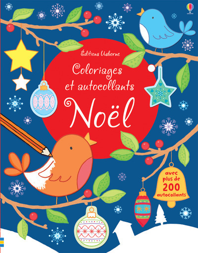 Image de Noël - Coloriages et autocollants