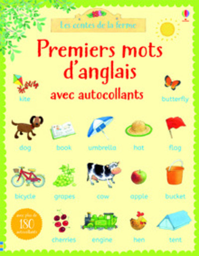 Image de Premiers mots d'anglais avec autocollants - Les contes de la ferme