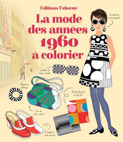 Picture of La mode des années 1960 à colorier
