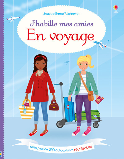 Image de J'habille mes amies - En voyage - Autocollants Usborne