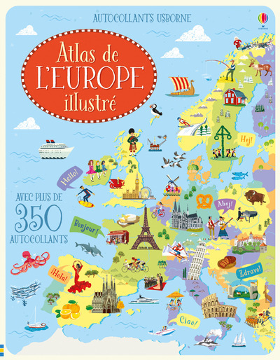 Image de Atlas de l'Europe illustré - Autocollants Usborne