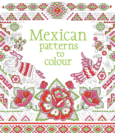 Picture of Mexican patterns to colour