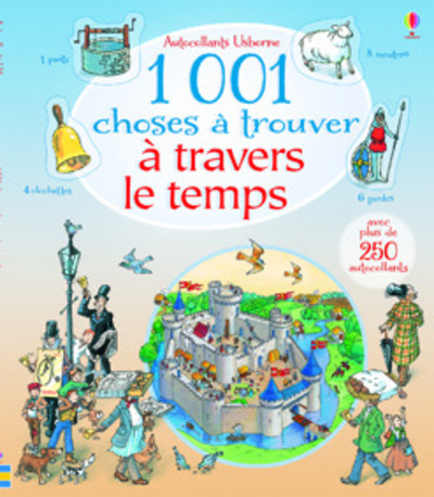 Image de 1 001 choses à trouver à travers le temps - avec autocollants