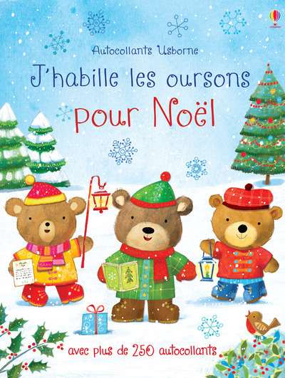 Image de J'habille les oursons pour Noël - Autocollants Usborne