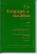 Picture of Langage et société, n° 76/juin 1996