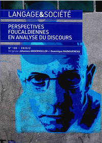 Image de LANGAGE ET SOCIETE 185/2025/2. PERSPECTIVES FOUCALDIENNES EN ANALYSE DU DISCOURS