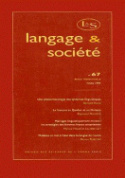 Picture of Langage et société, n° 67/mars 1994