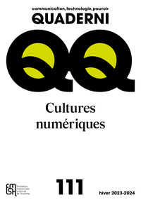 Image de QUADERNI NO 111, COMMUNICATION, TECHNOLOGIE