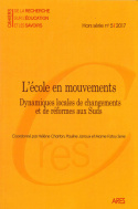 Image de CAHIERS DE LA RECHERCHE SUR L'EDUCATION ET LES SAVOIRS, HORS-SERIE N