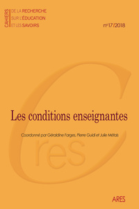 Image de CAHIERS DE LA RECHERCHE SUR L'EDUCATION ET LES SAVOIRS, N  17/2018.