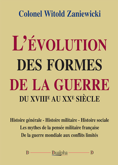 Picture of L’évolution des formes de la guerre du XVIIIe au XXe siècle