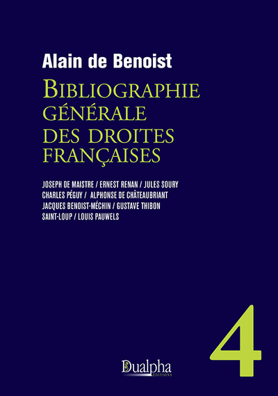 Picture of Bibliographie générale des droites françaises – volume 4