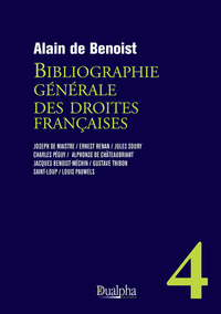 Picture of Bibliographie générale des droites françaises – volume 4
