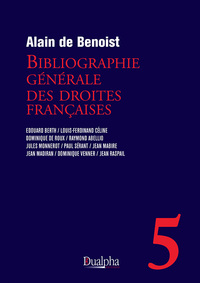 Picture of Bibliographie générale des droites françaises – volume 5