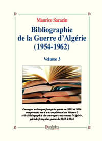 Picture of Bibliographie de la Guerre d’Algérie (1954-1962) - volume 3
