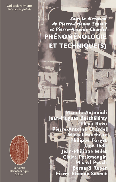Image de Phénoménologie et technique(s)