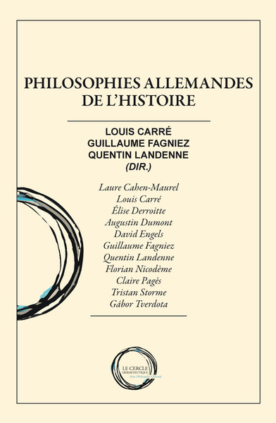 Picture of Philosophies allemandes de l'histoire