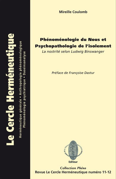 Image de Phénoménologie du nous et psychopathologie de l'isolement