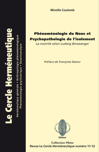 Image de Phénoménologie du nous et psychopathologie de l'isolement