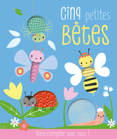 Picture of Cinq petites bêtes - Livre toucher silicone