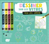 Image de MON COFFRET DE FEUTRES CRAIE - DESSINER SUR LES VITRES MON JOLI JARDIN