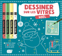 Picture of Mon coffret de feutres craie - Dessiner sur les vitres Noël NE