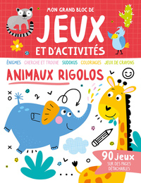 Image de Mon grand bloc de jeux et d'activités - Animaux rigolos