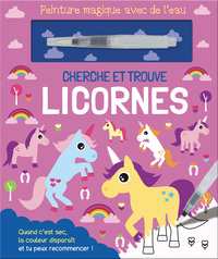 Picture of Cherche et trouve licornes - Peinture magique eau