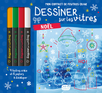 Image de Mon coffret de feutres craie - Dessiner sur les vitres - Noël