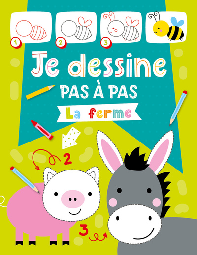 Picture of Je dessine pas à pas - La ferme