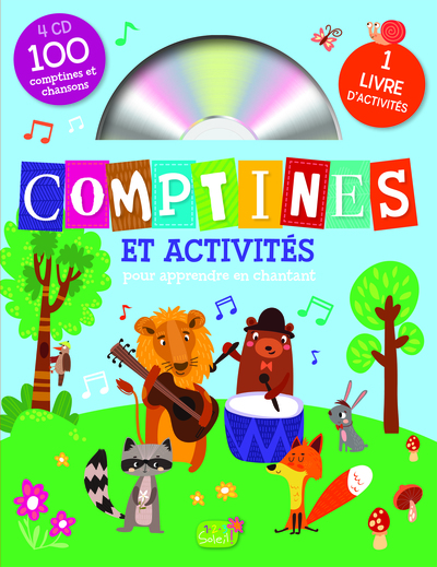 Picture of COMPTINES ET ACTIVITES + 4 CD AUDIO (100 CHANSONS)