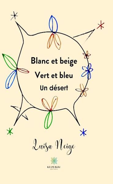 Picture of Blanc et beige Vert et bleu Un désert