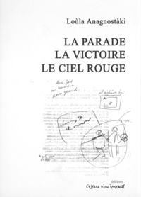 Image de La parade et autres textes