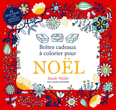 Picture of Boîtes cadeaux à colorier pour Noël