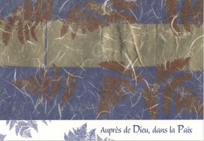Image de PACK CARTES DEUIL DEU04 5EX