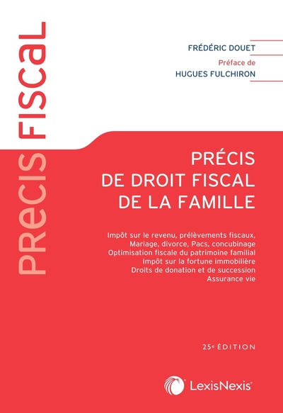 Image de Précis de droit fiscal de la famille