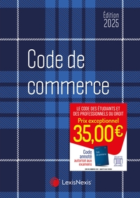 Image de Code de commerce 2025 - Jaquette Blue tartan