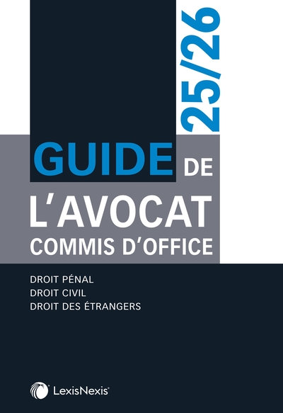 Picture of Guide de l'avocat commis d'office 25/26