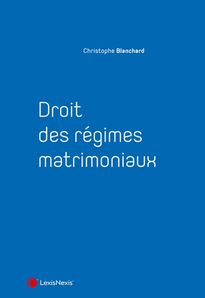 Picture of Droit des régimes matrimoniaux