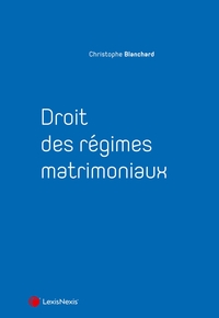 Picture of Droit des régimes matrimoniaux