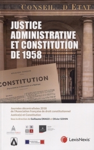 Picture of justice administrative et constitution de 1958