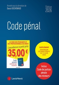 Picture of Code pénal 2026