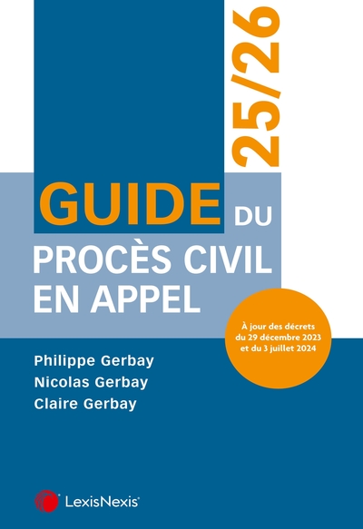 Picture of Guide du procès civil en appel 25/26