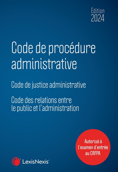 Picture of Code de procédure administrative 2024