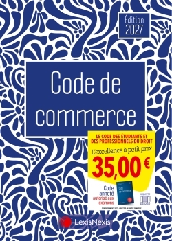 Picture of Code de commerce 2027 jaquette A la manière de Matisse